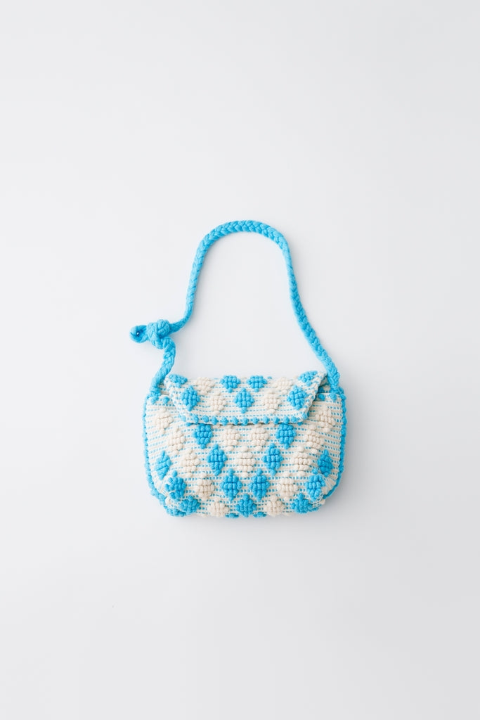 SUNI Y-ROMBETTI CLUTCH BAG W/STRAP